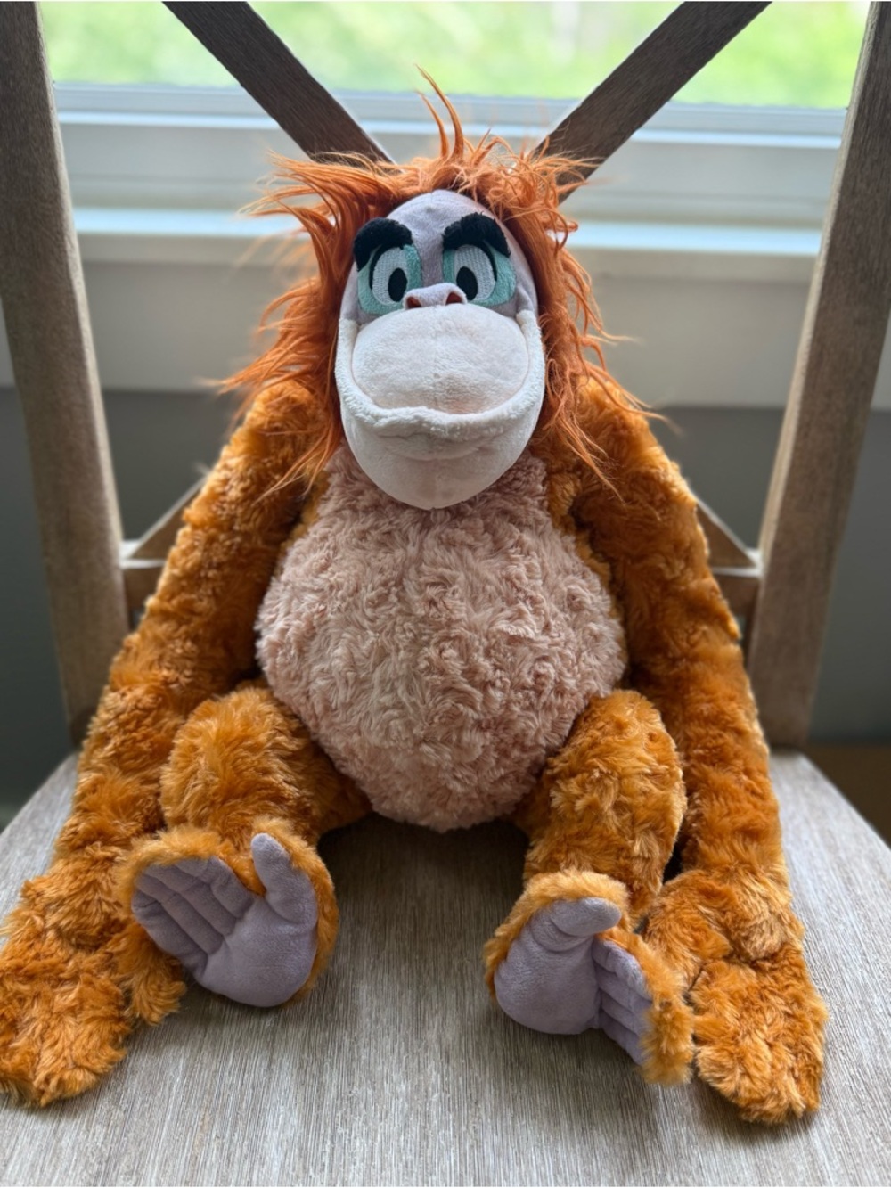 The Disney Store Authentic The Jungle Book King Louie Orangutan 12" Plush